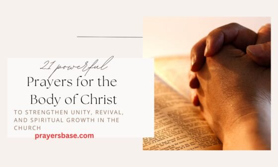 Prayers for the Body of Christ