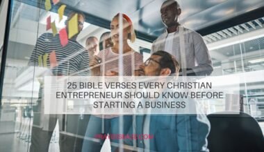 Bible Verses Every Christian Entrepreneur