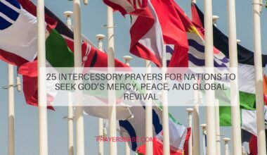 Intercessory Prayers for Nations
