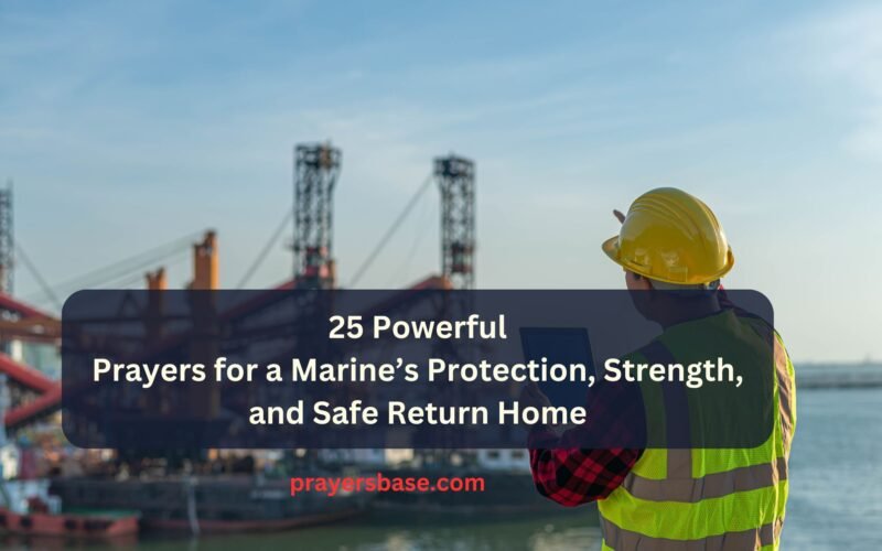 prayers for a Marine