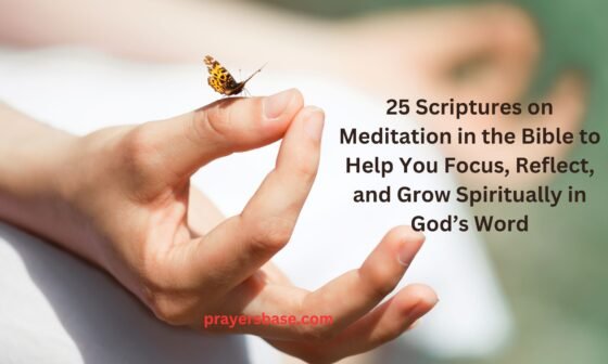 Scriptures on Meditation in the Bible