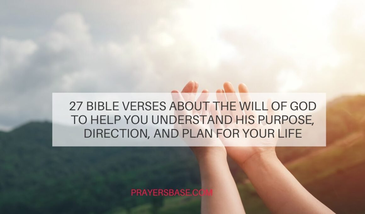 Bible Verses About the Will of God