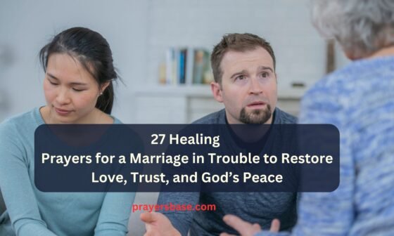 Prayers for a Marriage in Trouble