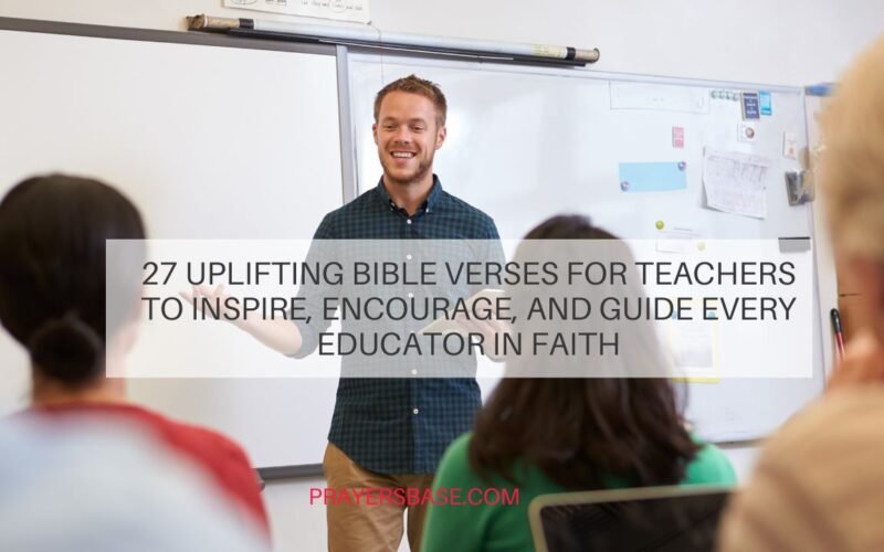 Bible Verses for Teachers