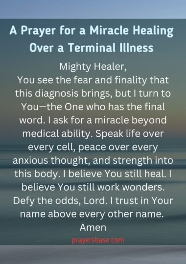 17 Powerful Prayers for a Miracle Healing When You Need God’s Immediate ...