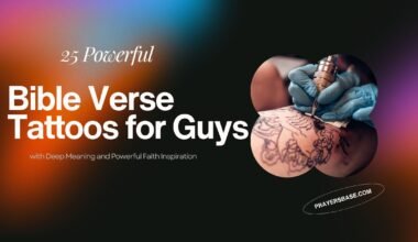 Bible Verse Tattoos for Guys