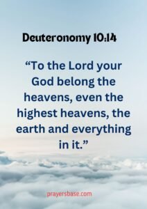 Deuteronomy 10:14