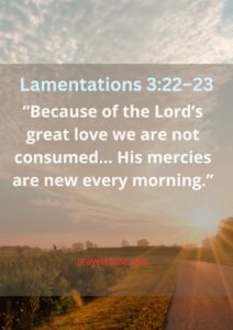 Lamentations 3:22–23