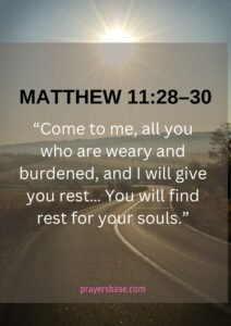 Matthew 11:28–30