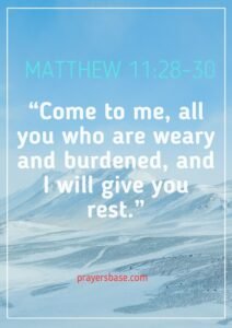 Matthew 11:28–30