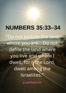 Numbers 35:33–34