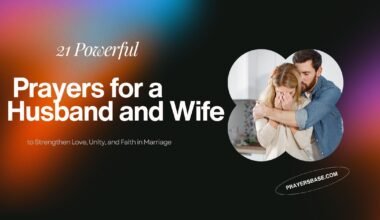 Prayers for a Husband and Wife