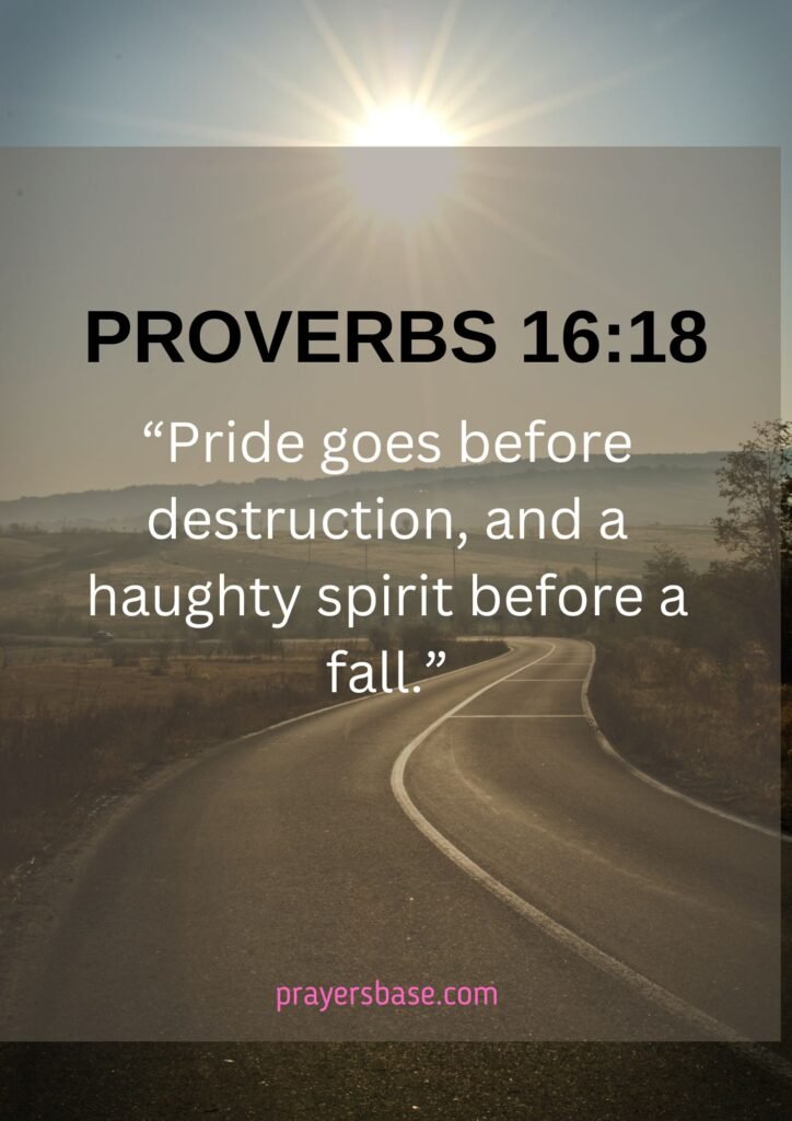 Pride leads to downfall