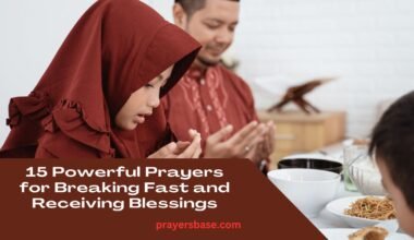 Prayers for Breaking Fast