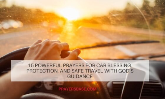 Prayers for Car Blessing