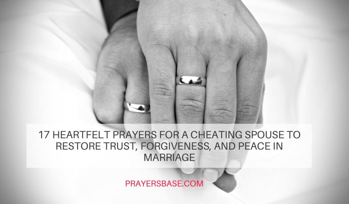 Prayers for a Cheating Spouse