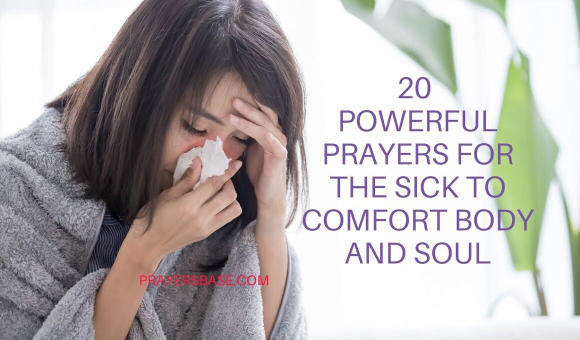 Prayers for the Sick