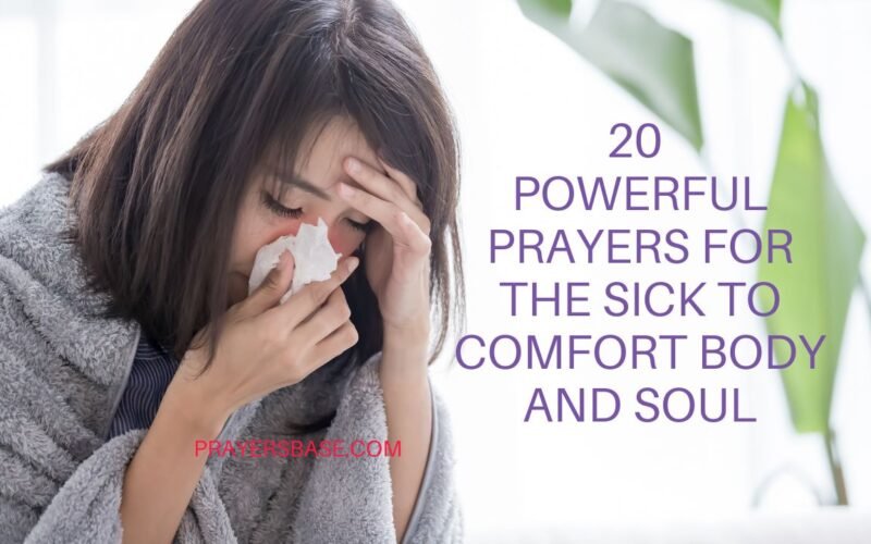 Prayers for the Sick