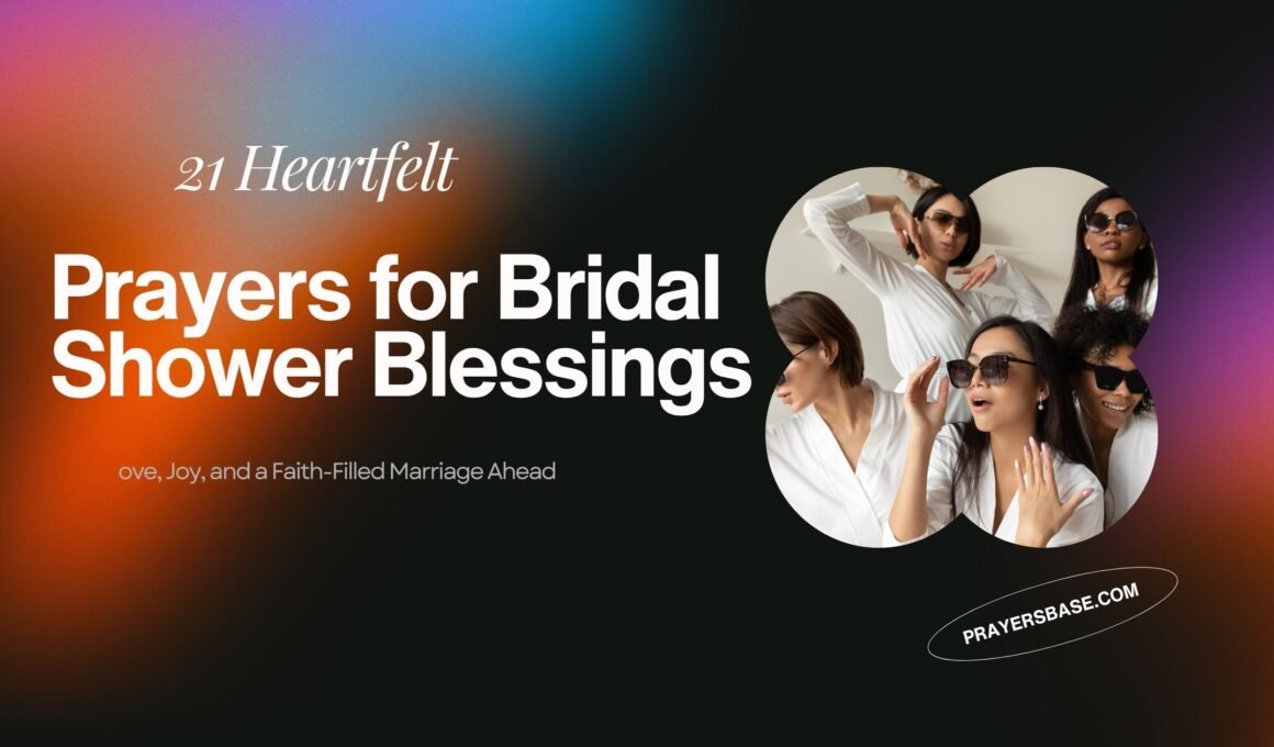 Prayers for Bridal Shower Blessings