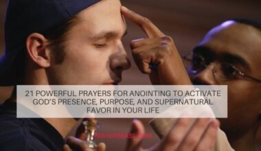Prayers for Anointing