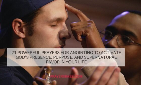 Prayers for Anointing