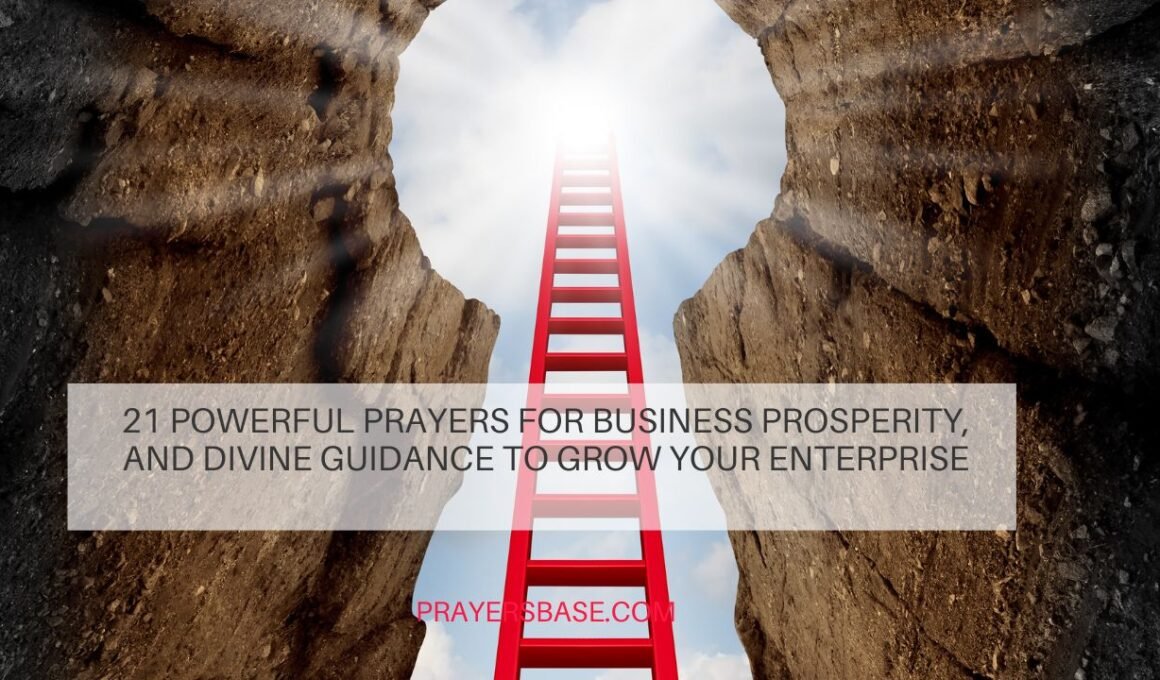 Prayers for Business Prosperity