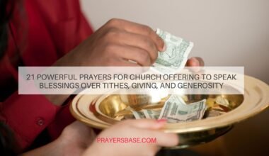 Prayers for Church Offering