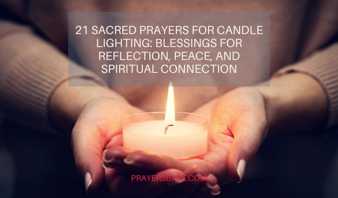 Prayers for Candle Lighting