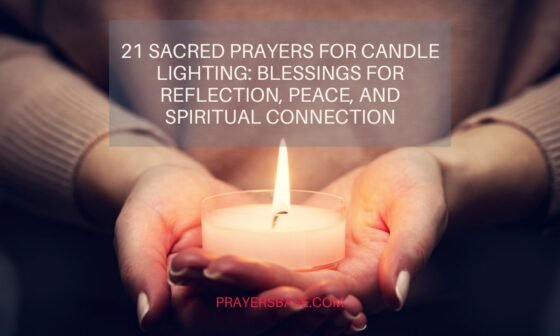Prayers for Candle Lighting