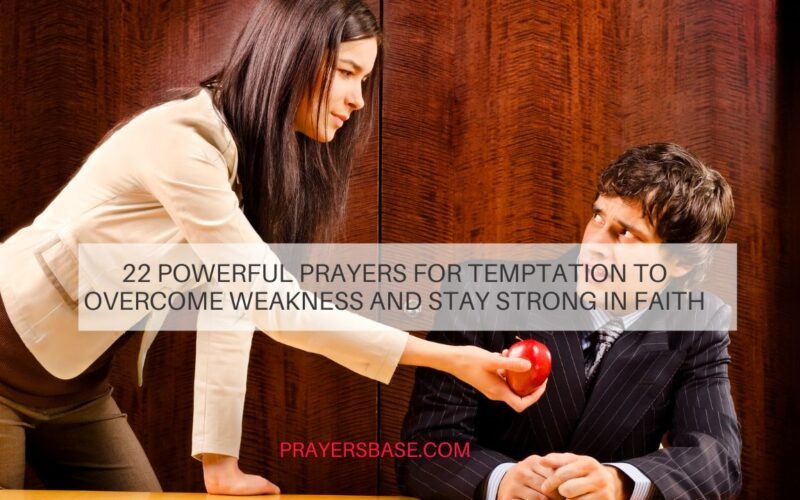 Prayers for Temptation