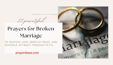Prayers for Broken Marriage