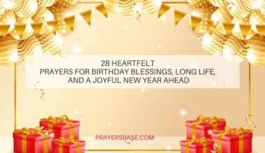 Prayers for Birthday Blessings