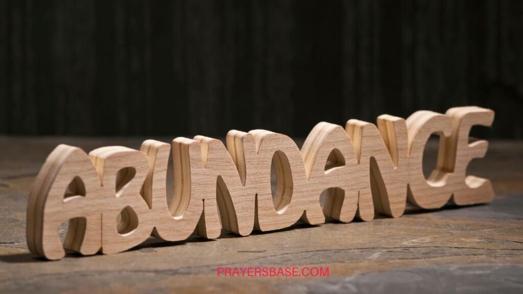 Prayers for Abundance