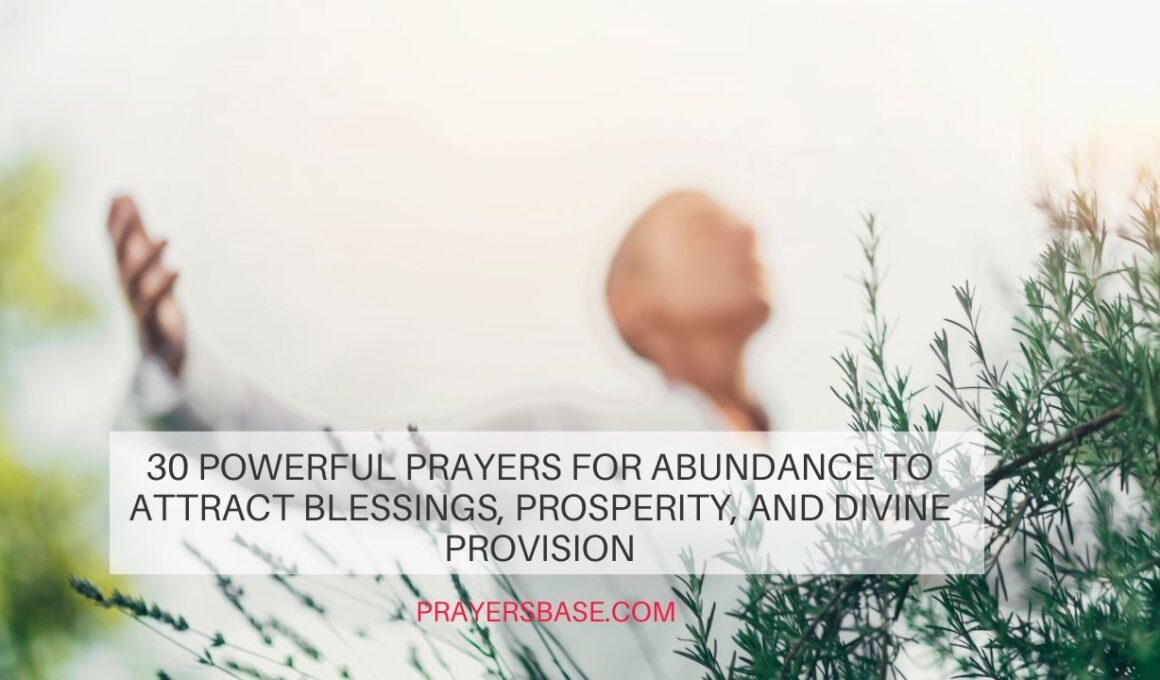 Prayers for Abundance