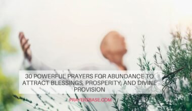 Prayers for Abundance