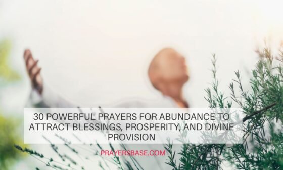 Prayers for Abundance