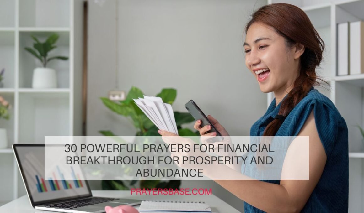 Prayers for Financial Breakthrough