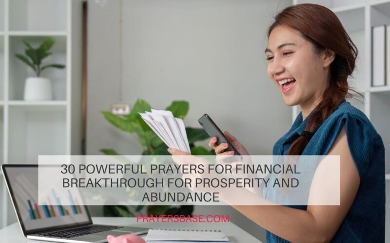 Prayers for Financial Breakthrough
