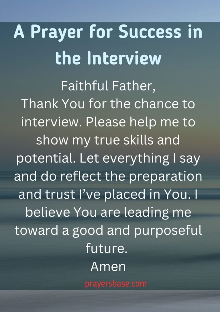 15 Powerful Prayers for a Job Interview to Get the Job You’re Praying ...