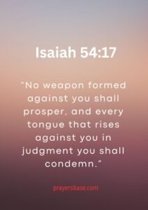 Isaiah 54;17