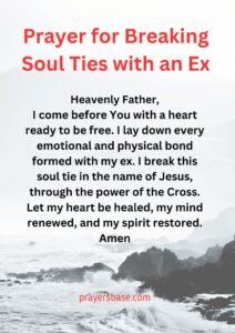 Prayer for Breaking Soul Ties with an Ex
