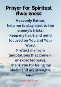 Prayer for Spiritual Awareness