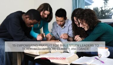 Prayers for Bible Study Leaders
