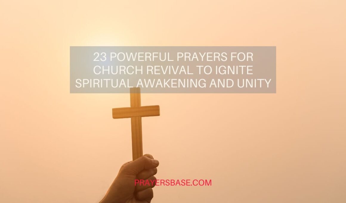 Prayers for Church Revival