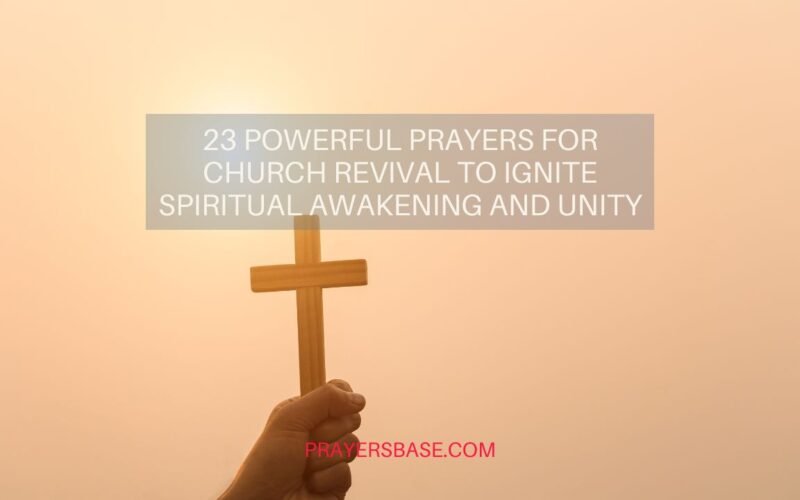 Prayers for Church Revival