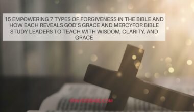 Types of Forgiveness in the Bible
