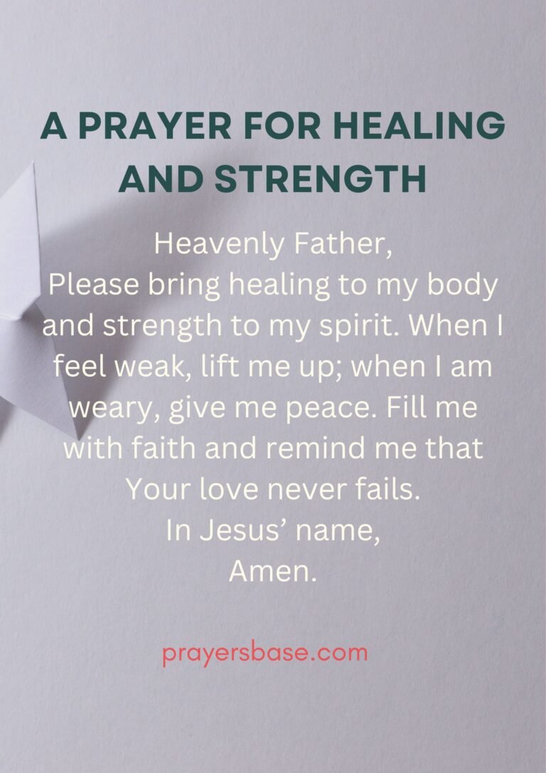 25 Powerful Prayers for Healing and Strength During Difficult Times ...
