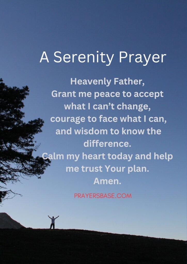 A Serenity Prayer