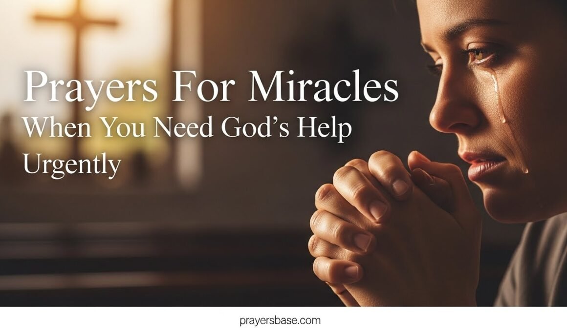 Prayers For Miracles When You Need God’s Help Urgently